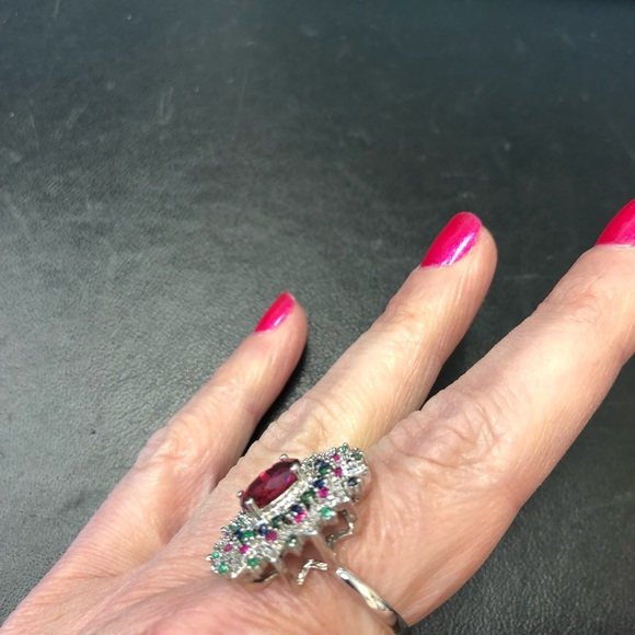 Multicolored Fashion Ring - Picture 6 of 9